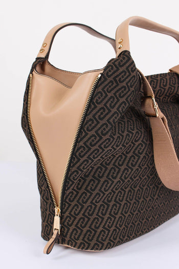 Hobo Logo Allover Testa Di Moro - 6