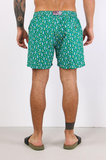 Costume Boxer Fantasia Verde - 5