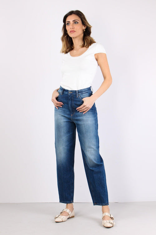 Bessie Denim Carrot Pulito Denim Scuro