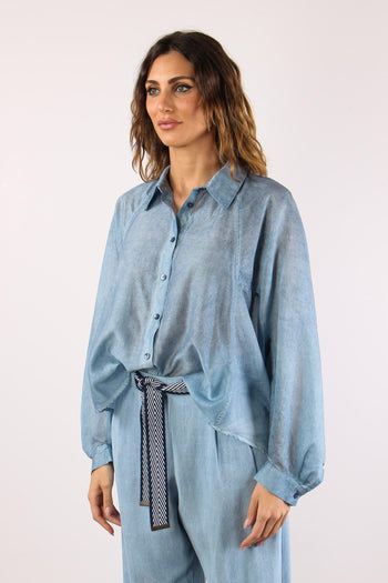 Camicia Over M/l Denim - 3
