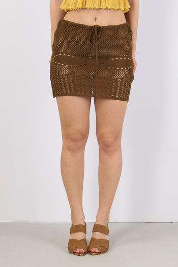 Minigonna Macrame Moro - 2