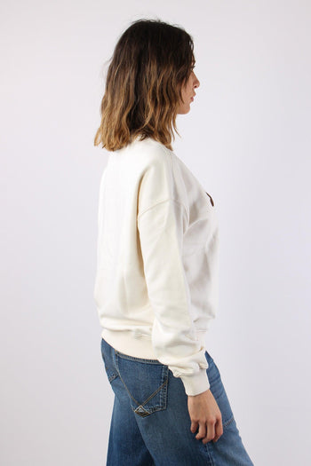 Felpa Scritta Bianco - 6