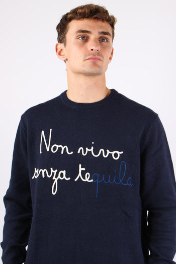 Maglia Girocollo Ricamo Senza Tequila - 7