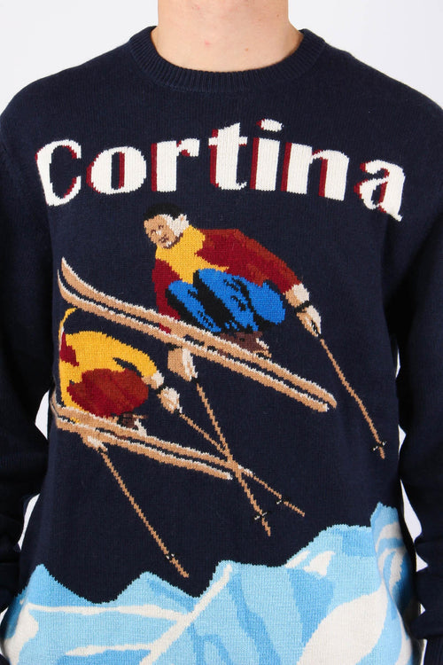 Maglia Girocollo Fantasia Cortina Ski - 2