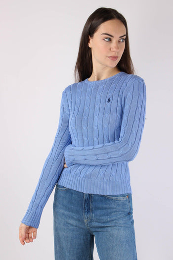 Pullover Girocollo Trecce Litchfield Blue - 6