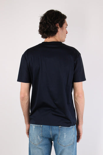 T-shirt Basica Modal Blu - 5