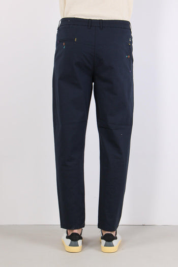 Pantalaccio Misto Lino Blu - 4