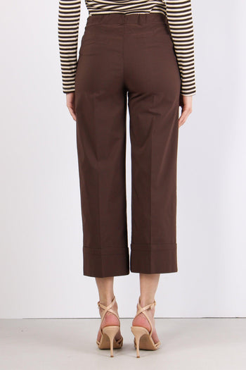 Pantalone Cropped Risvolto Moro - 4