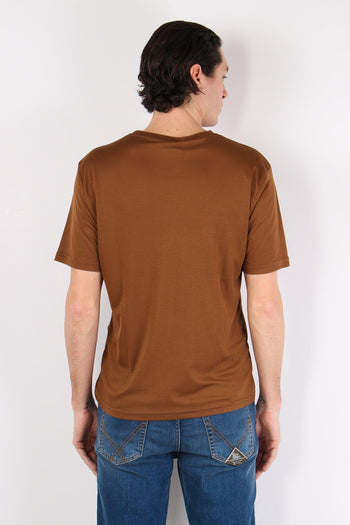 Apf18 T-shirt Basica Tencel Bruciato - 4