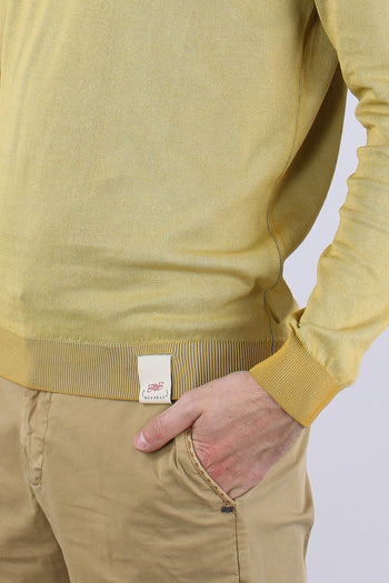 Maglia M/l Filo Reversibile Mostarda/argendo - 8