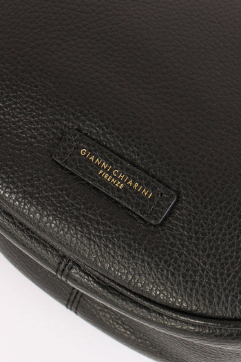 Charlotte Mezzaluna Pelle Nero - 7