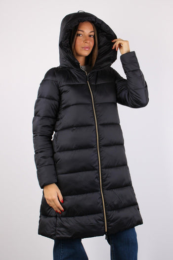 Lysa Piumino Cappotto Lungo Black - 4