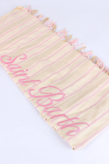 Foutas Righe Beige/bianco - 2
