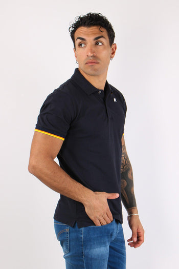 Polo Collo Contrasto Blue Depth - 6