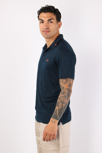 Polo Jersey Lino Navy Blue - 6