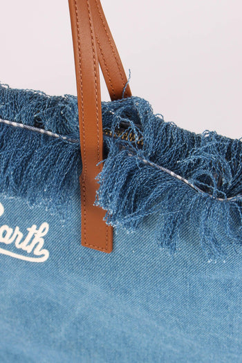 City Bag Frange Denim - 7