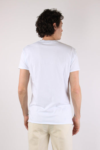 T-shirt Patch Fiat 500 Bianco - 5