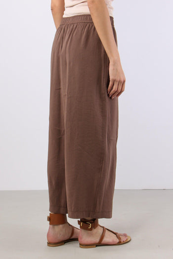 Pantalone Barrel Modal Cacao - 6