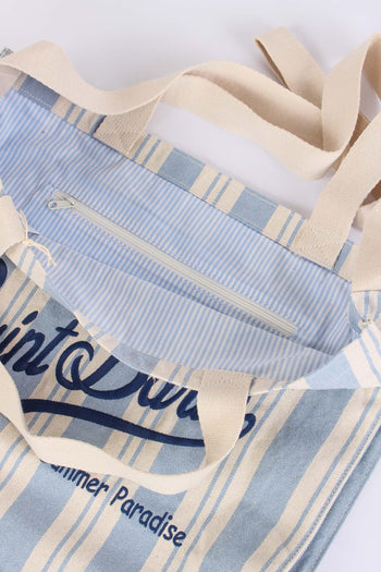 Essential Bag Azzurro/bianco - 5