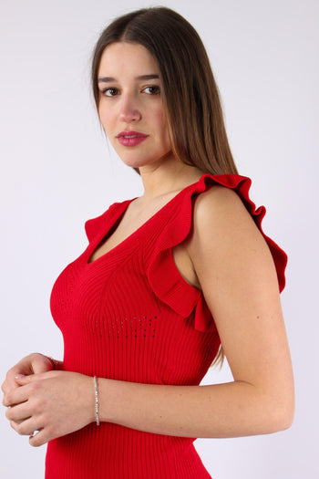 Mastroianni Top Costina Rouge Flame S - 3
