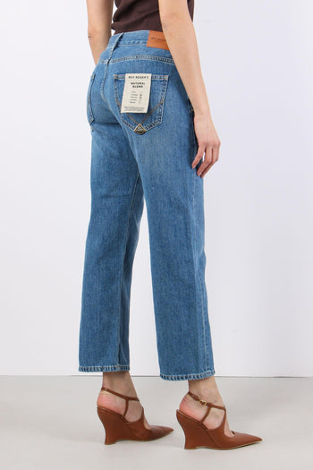 Denim Boyfriend Misto Canapa Denim Medio - 6