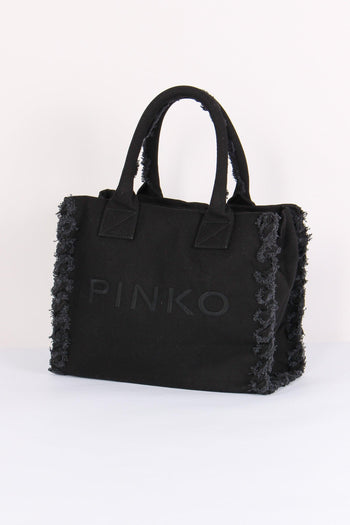 Shopping Beach Canvas Nero - 2