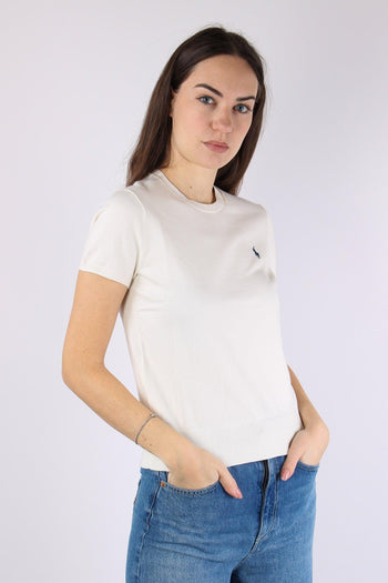 Pullover Manica Corta Cream - 5