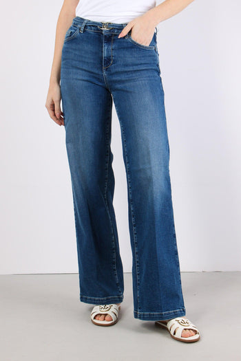 Jeans Good Flare Denim Scuro - 2