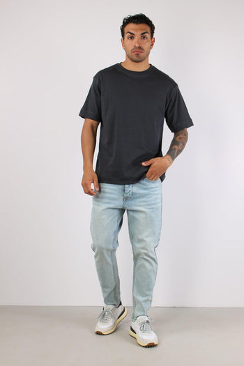 T-shirt Over Jersey Piombo - 4