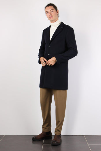 Nebbia Cappotto Classico Blu - 4