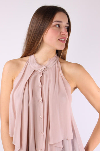 Maryonn Blusa Crepe Smanicata Rose - 8