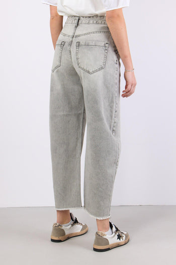 Denim Barrel Sporcato Grigio - 4