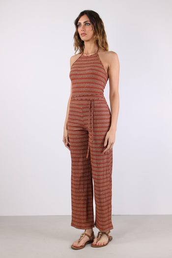 Tuta Lurex Riga Ruggine - 3