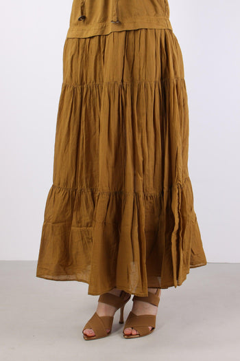Casarsa Abito Voile Gabardina Bronzo - 7