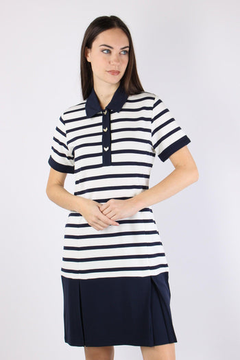 Abito Polo Jersey Riga White/blue - 2