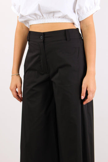 Pantalone Cotone Elastico Diet Nero - 6