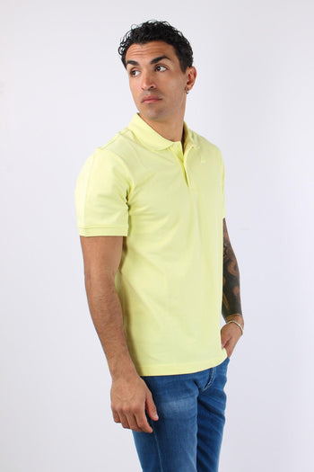 Polo Logo Tono Su Tono Yellow Lime - 6