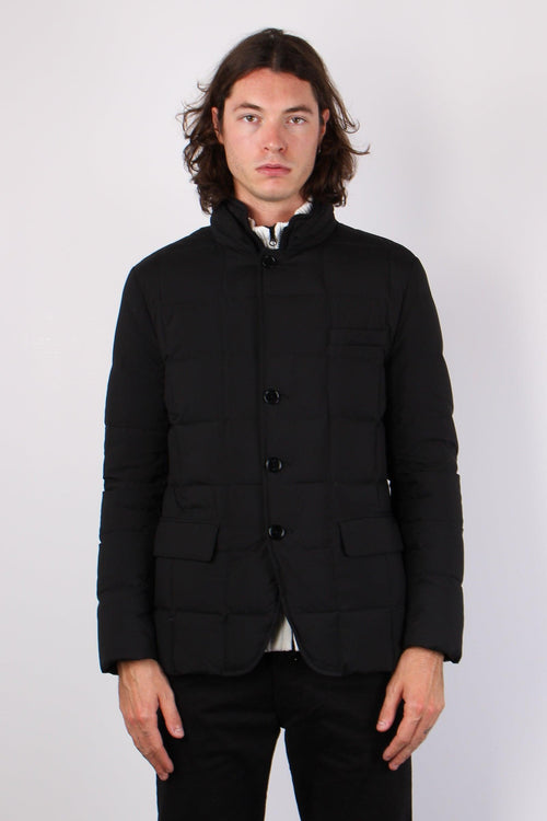 Down Jacket Microfibra Nero