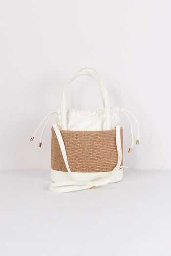 Cat Bauletto Paglia Small Naturale/bianco - 3