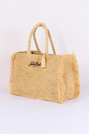 Vanity Raffia Frange Cammello - 2