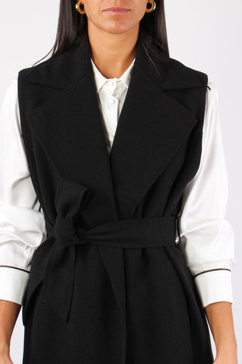 Gilet Flanella Sfoderato Nero - 6