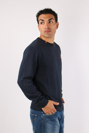 Maglia Basica Cotone Navy Blue - 5