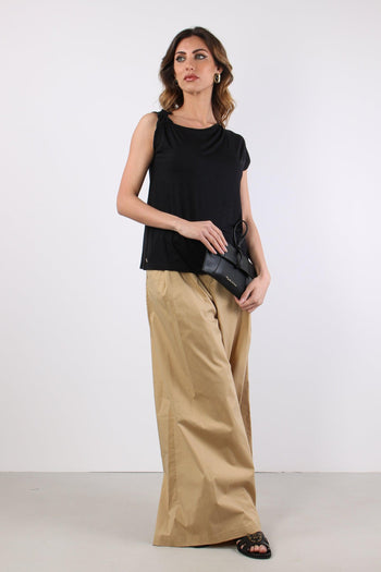 T-shirt Nodo Spalla Nero - 3