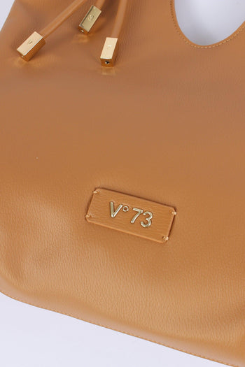 Amber Mazzaluna Ciondolo Oro Camel - 4