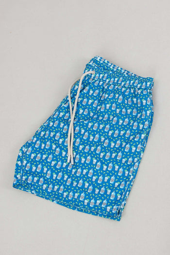 Costume Boxer Fantasia Blu - 3