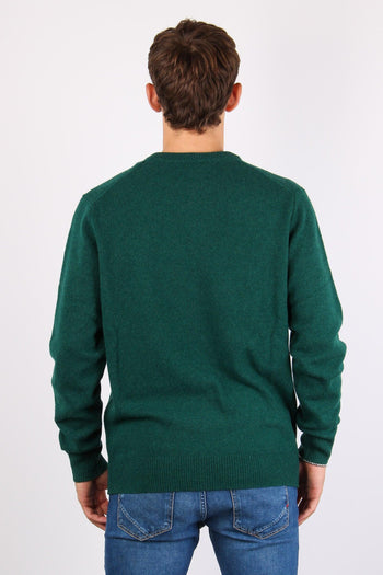 Maglia Girocollo Lana British Green - 3