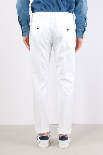 Gaubert Pantalone Gabrdina Leggera Bianco - 4