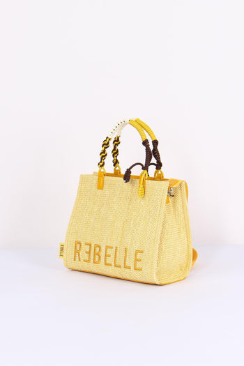 Poppy Shopping Small Rafia Banana - 2