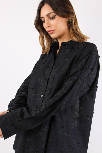 Camicia Fiocchi Retro Fiore 3d Nero - 6