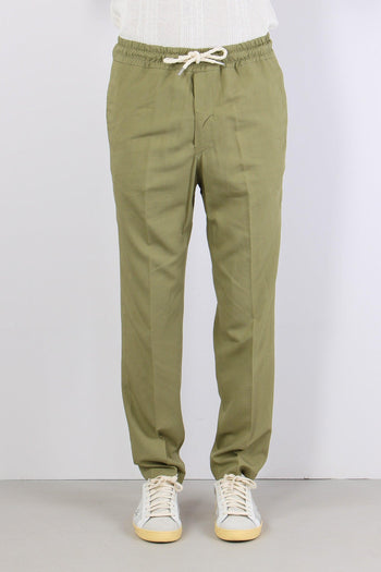 Pantalone Viscosa Lino Oliva - 2